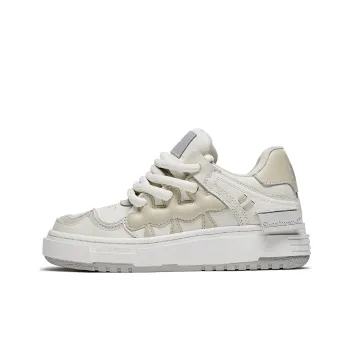 SHOOT BRAND Low Top Skateboard Shoes Unisex White
