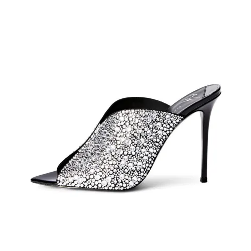 Giuseppe Zanotti Intriigo Crystal Heeled Mules