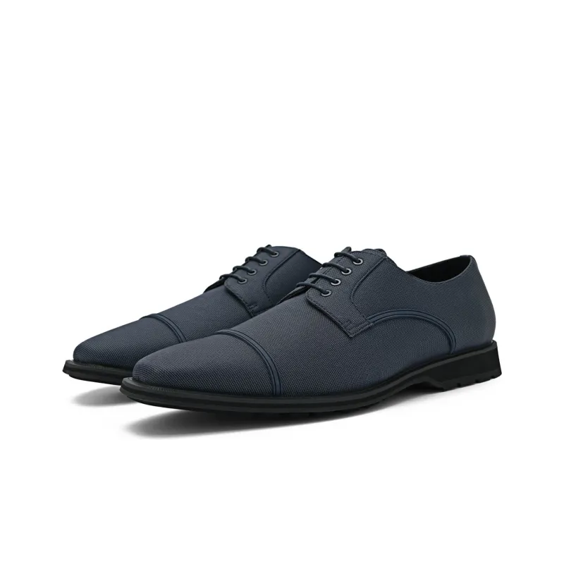 PEDRO Dress Shoes Men Low Top Black/Dark Blue-1