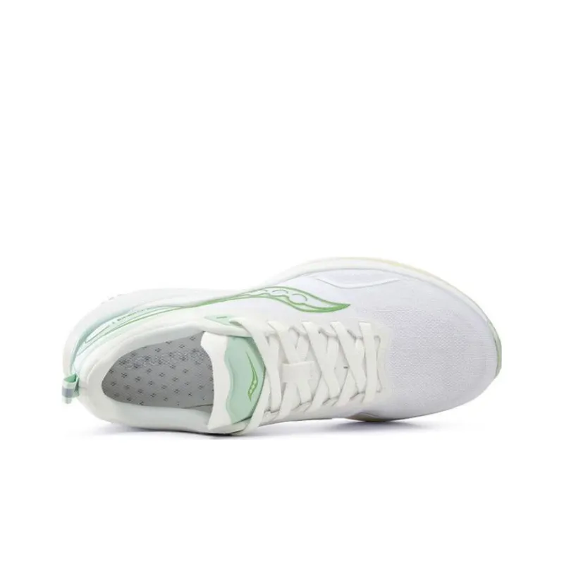 Saucony Humming 3 Running Shoes Women's Low Top White/Green-1