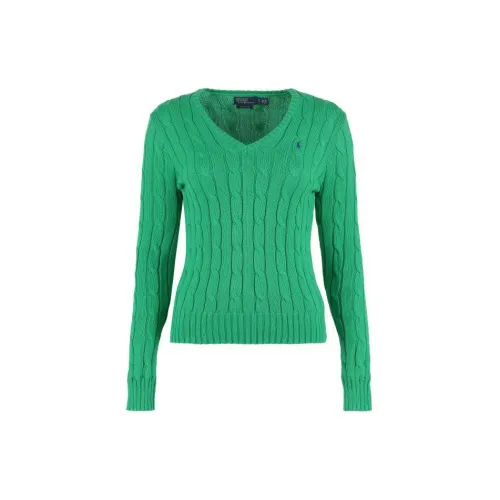 Polo Ralph Lauren Kimberly Cable Knitted V Neck Jumper