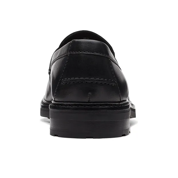 Clarks Casual Leather Shoes Men's Black-3