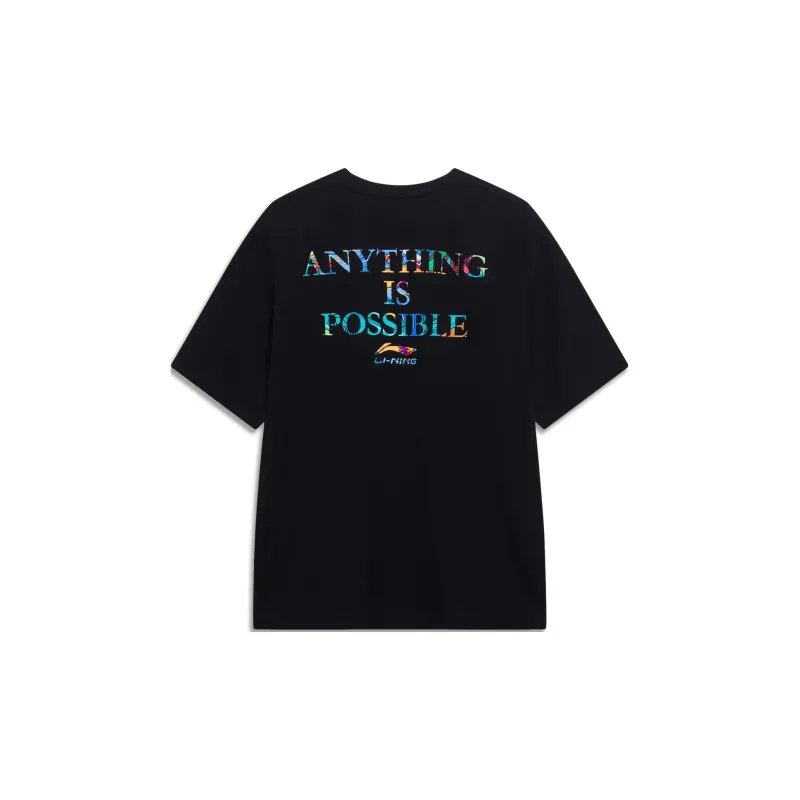 LINING Sports Trend Series T Shirts Men Black-1
