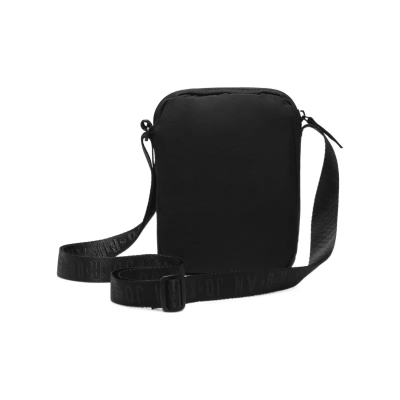 Jordan Cotton Shoulder Bag, Crossbody Bag Regular Unisex Black-2
