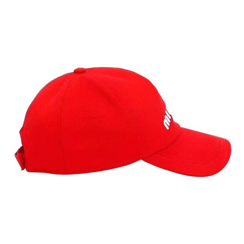 MIU MIU Baseball Caps Women's Red-1