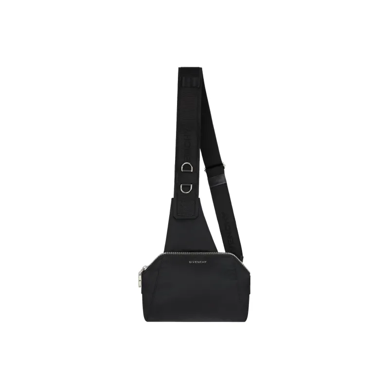 GIVENCHY Antigona Fabric Shoulder Bag, Crossbody Bag Trumpets Men's Black-1