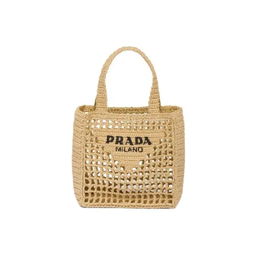 PRADA zipped One Shoulder Handbags Regular Women's Beige