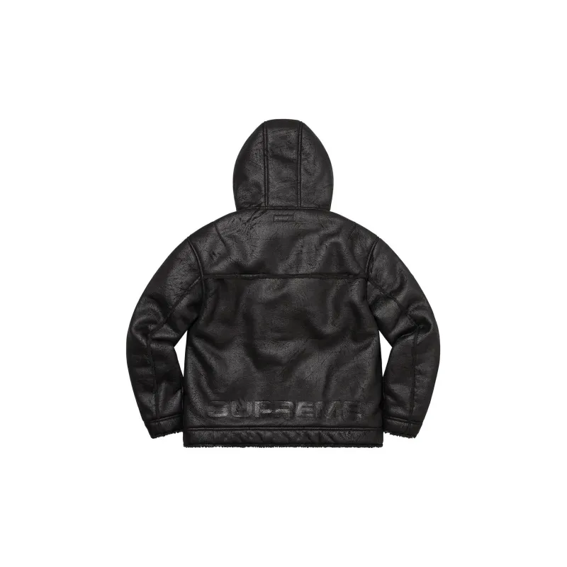 Supreme Faux Shearling Hooded Jacket SS23-8