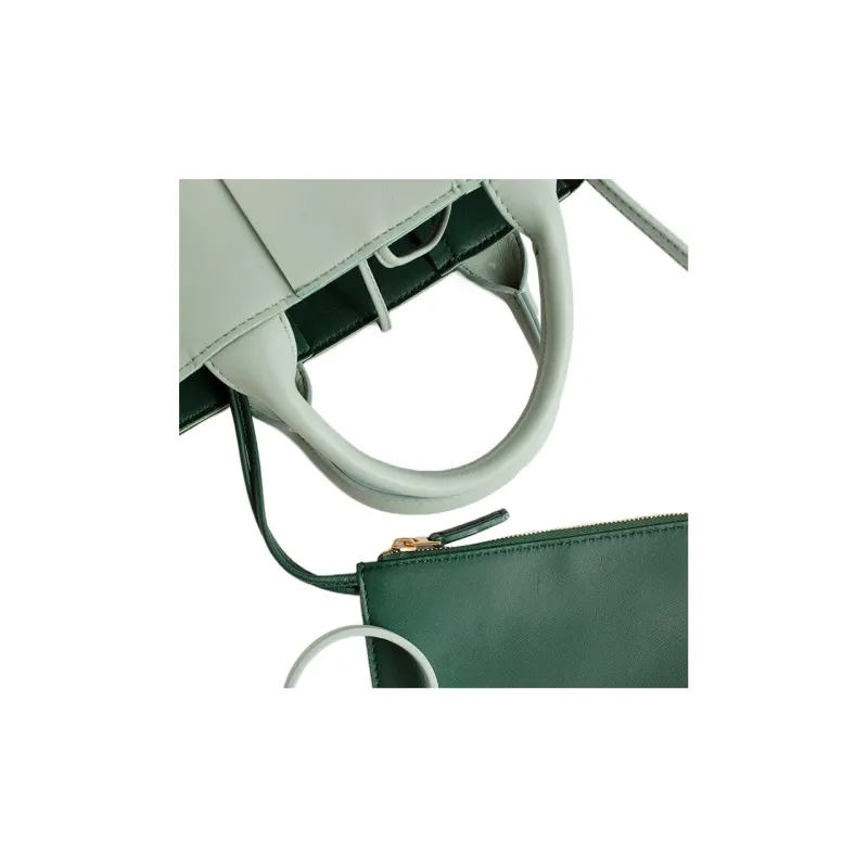 Bottega Veneta Candy Arco Tote Bag Micro Intreccio Sage Green-3