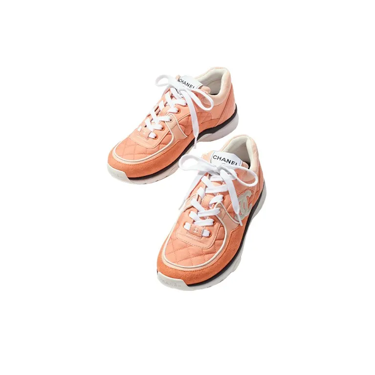 CHANEL Low-Top Casual Shoes Women's Light Orange-1