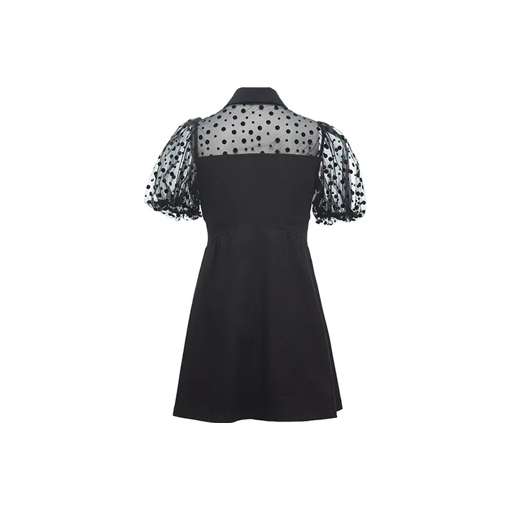 ONLY Short Sleeved Dresses Women's Black Denim-1