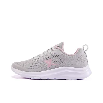 XTEP Breathable Rebound Anti Slip And Wear Resistant Low Top Running Shoes Women's Light Gray
