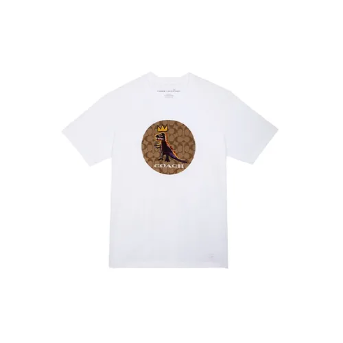 COACH T-Shirts Men White