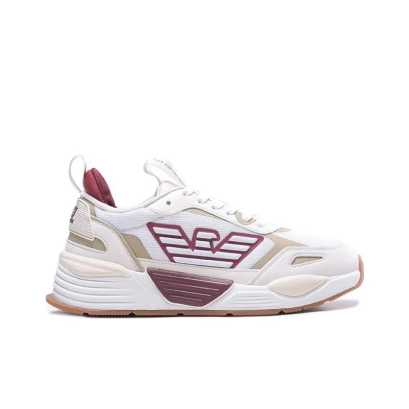 EMPORIO ARMANI EA7 Low Top Casual Shoes Unisex Ecru-1