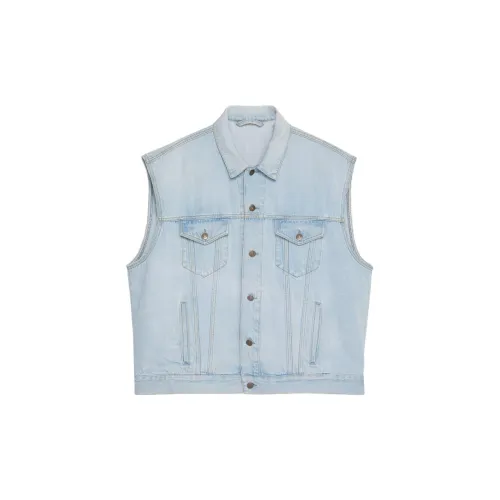 GUCCI Vests Men Denim Blue