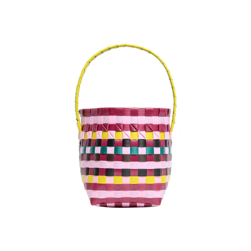 MARNI Polypropylene With Cow Leather Bucket Bag Handbag Kids' Multicolor-1
