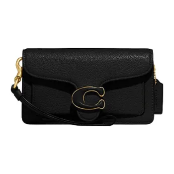 COACH Tabby Cow Leather Wrist Bag Shoulder Bag Crossbody Bag Women's Black