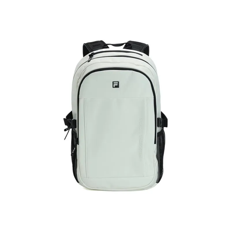 FILA Fabric Laptop Backpack Regular Men's Ecru-0