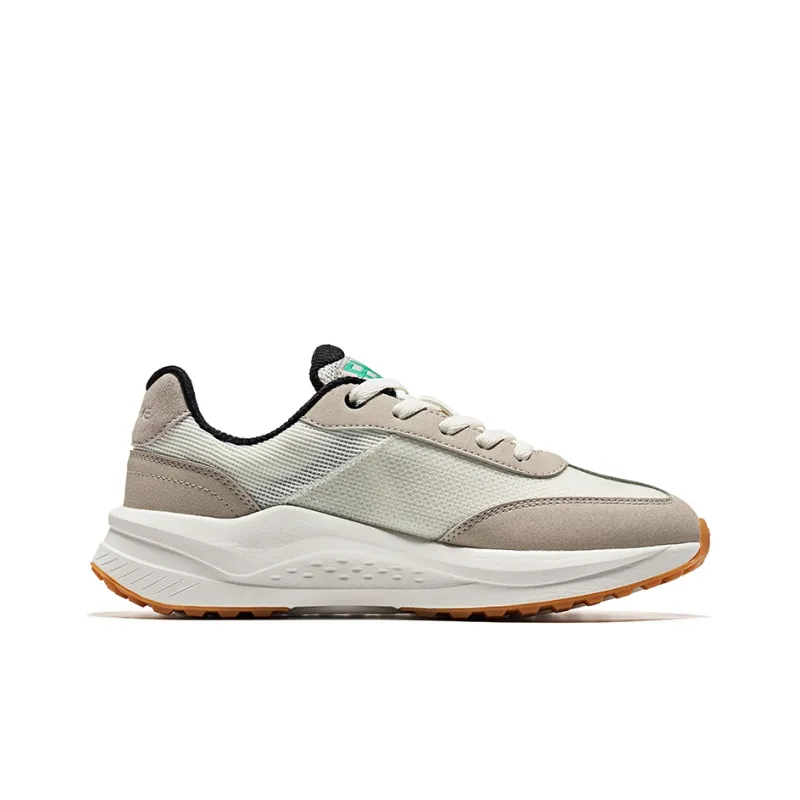 Erke Flying Anti Slip Wear Resistant Low Top Sports Casual Shoes Men's Gray White-1