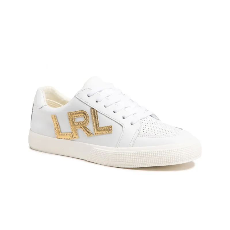 Polo Ralph Lauren Low-Top Stylish Skateboarding Shoes Women's White-1