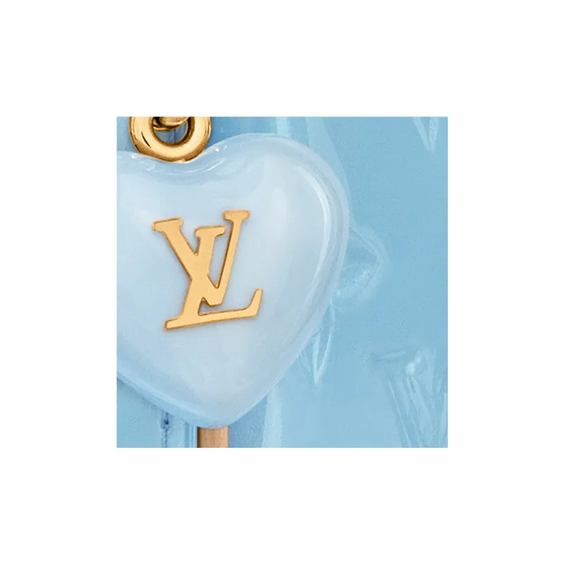 LOUIS VUITTON Mini Pochette Accessories Lillipop Blue-4