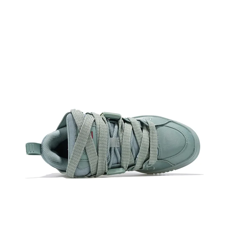 Palladium Skateboard Shoes Men Low Top Ice Green/Oxygen Green-2