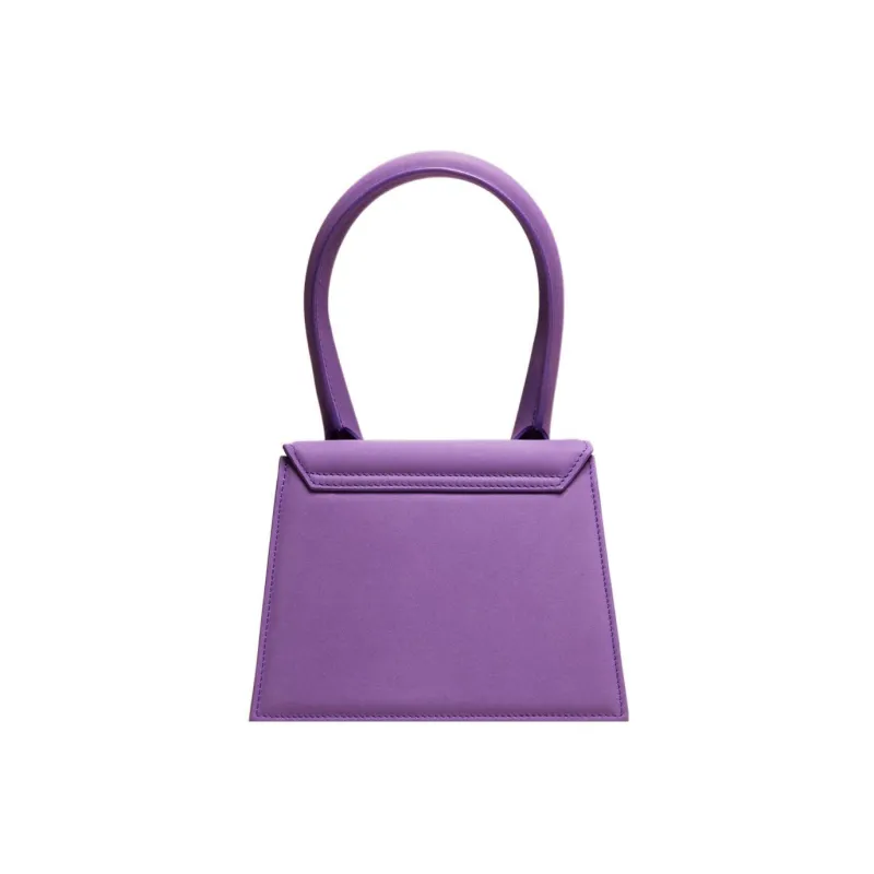 Jacquemus Le Chiquito Cow Leather Shoulder Bag, Crossbody Bag, Handbag Women's Purple-2