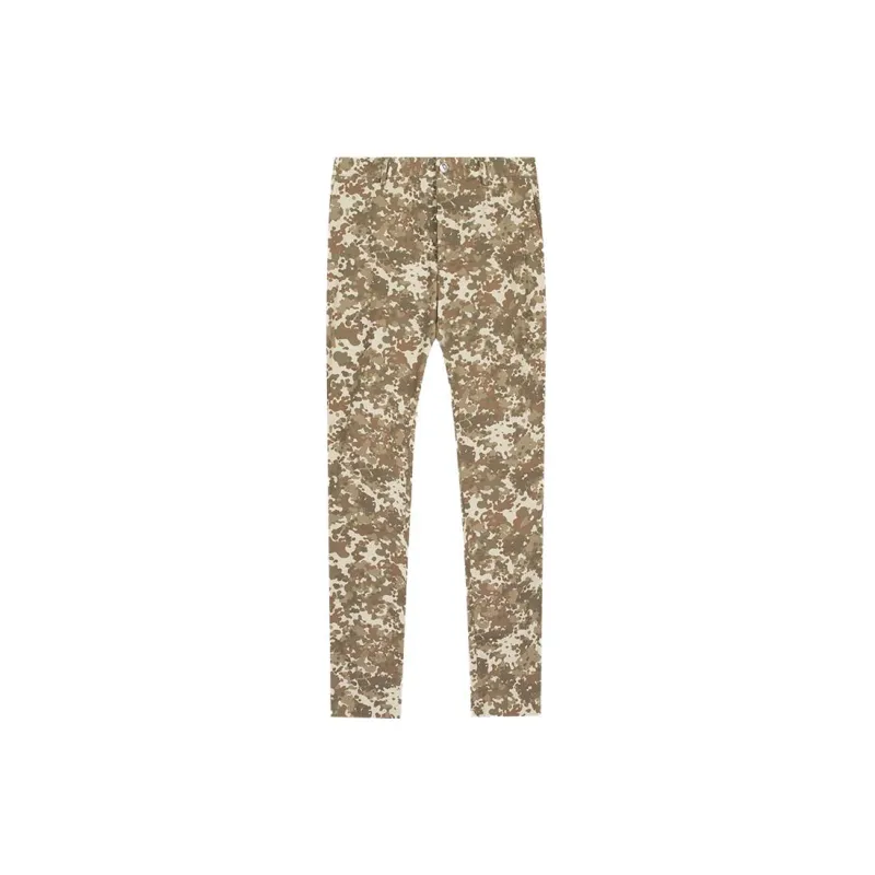 Burberry Monogram Print Stripe Detail Cotton Trousers-0