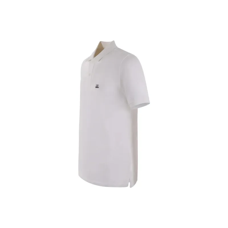 C.P.Company Polo Shirts Men White-2