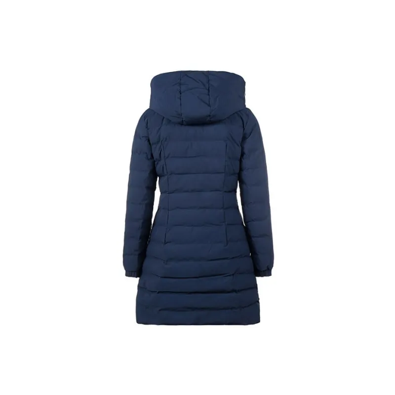 EMPORIO ARMANI EA7 Puffer Jacket Coat Women's Army Blue-1