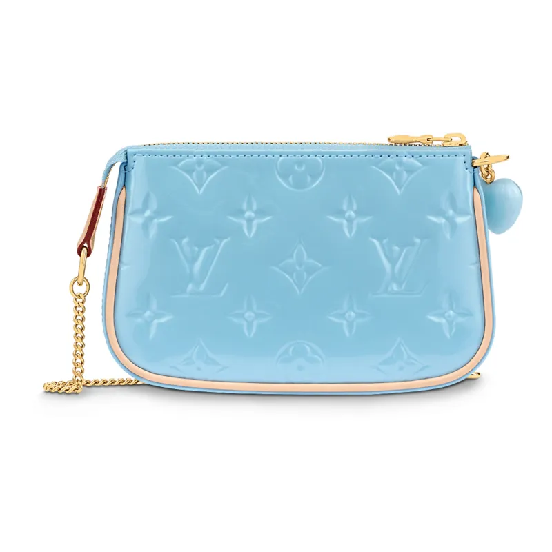 LOUIS VUITTON Mini Pochette Accessories Lillipop Blue-1