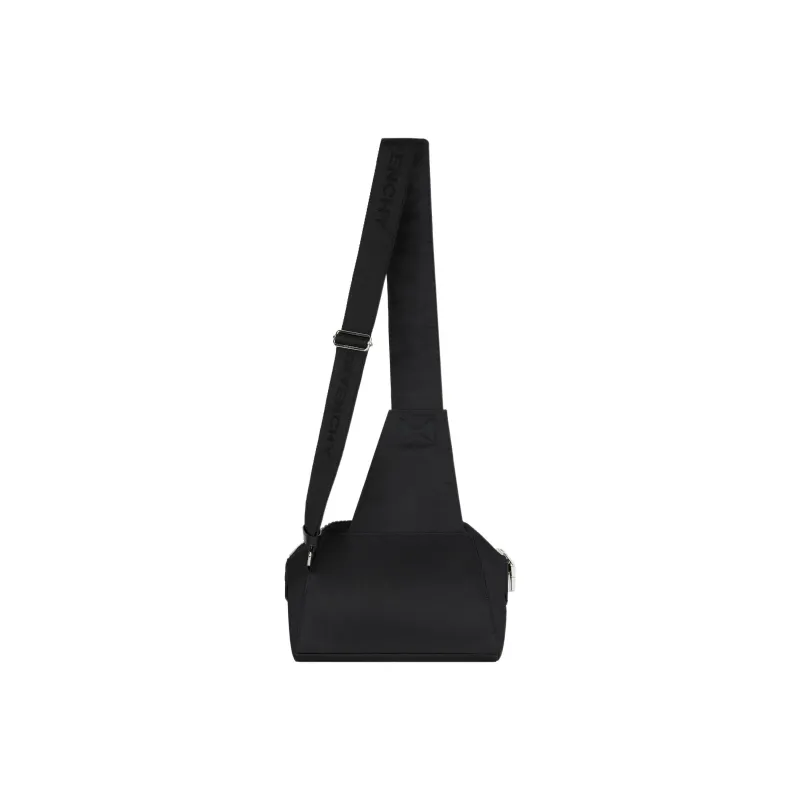 GIVENCHY Antigona Fabric Shoulder Bag, Crossbody Bag Trumpets Men's Black-2