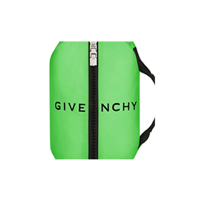 GIVENCHY G-Zip Leather Crossbody Bags Fanny Pack Men's Bright Green-4