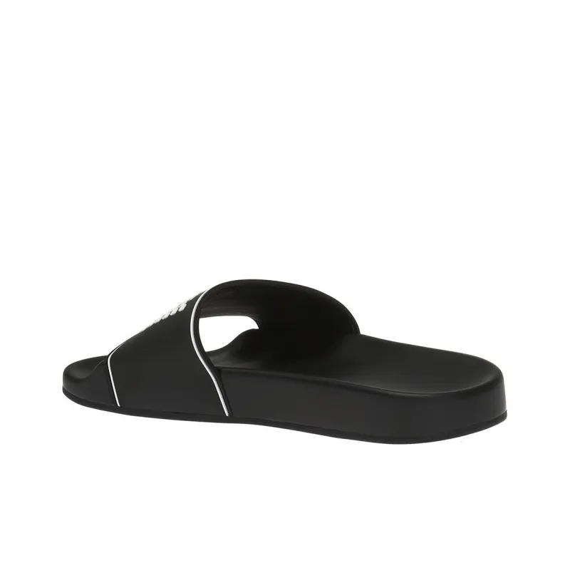 VERSACE Women's Logo Pool Slide 'Black Checkerboard'-3
