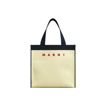 MARNI Logo Detailed Top Handle Bag