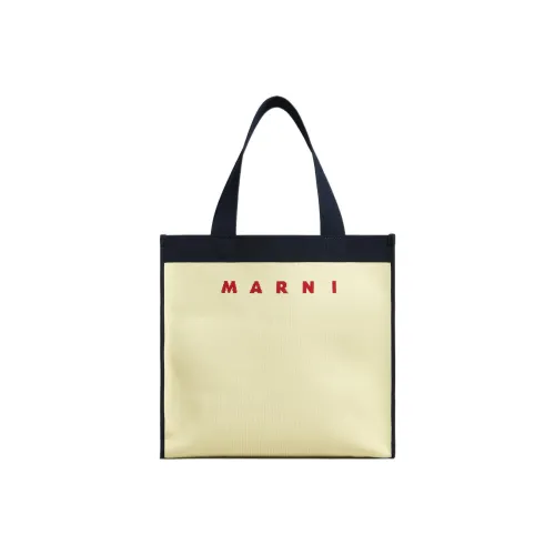 MARNI Logo Detailed Top Handle Bag
