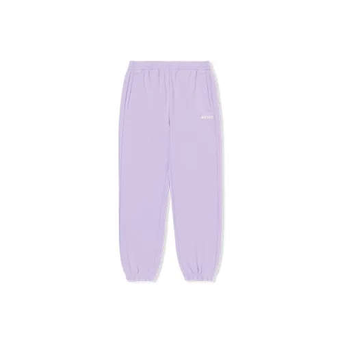 Nerdy Casual Pants Unisex Light Purple