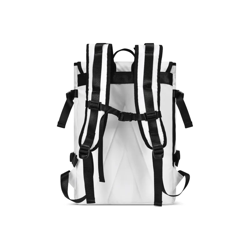 COEXISTENCE Polyester Backpack Tubas Unisex White-2