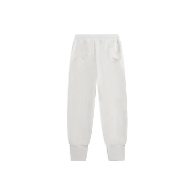 LiNing Li Ning X Jackie Chan Co branded Kung Fu Series Knitted Sweatpants Men's Ecru-1