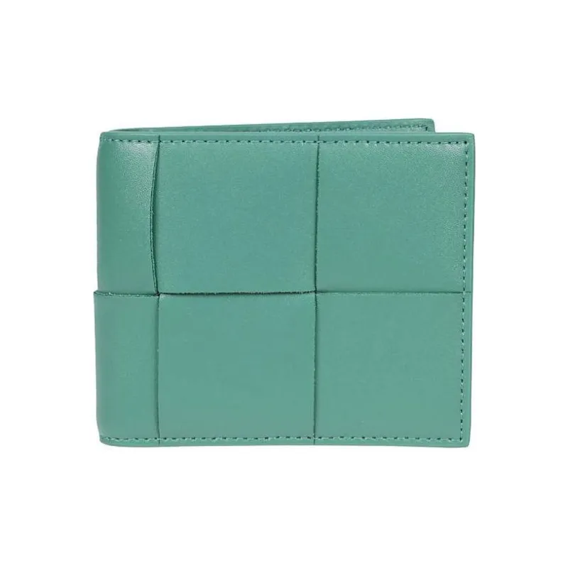 Bottega Veneta Cow Leather Wallet Men's Green-0