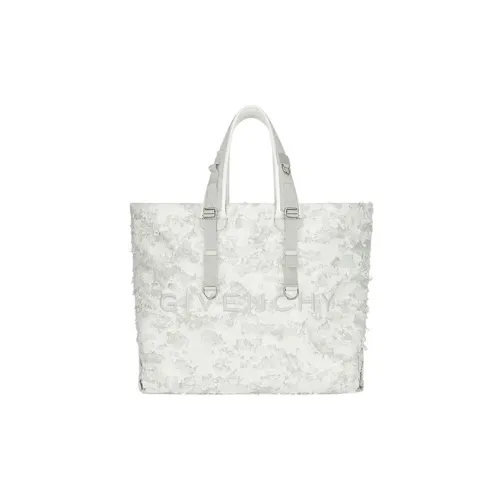 givenchy Skirts Leather Tote Bag, Shopping Bag, Handbag Tubas Men's White/Gray