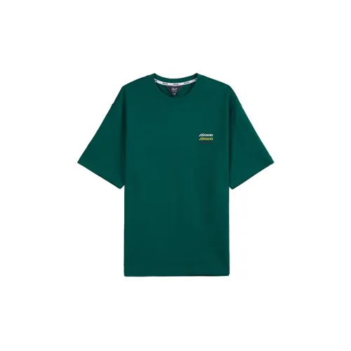 Mizuno Heritage T-Shirts Unisex Forest Green