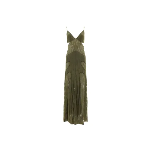 DION LEE Sleeveless Dresses Women's Army Green