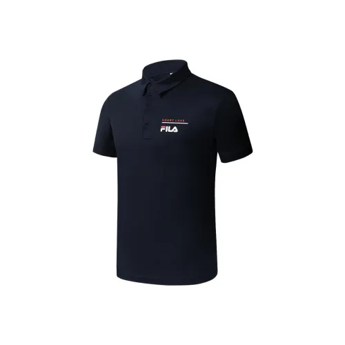 FILA Polo Shirts Men Royal Blue