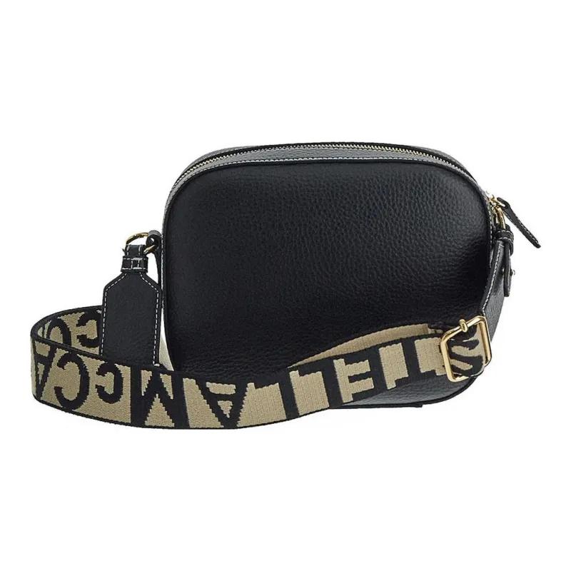 Stella McCartney Logo Perforated Strapped Crossbody Bag-2