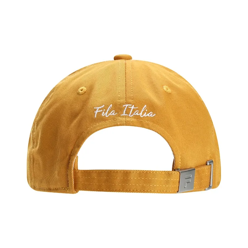 FILA FUSION Cotton Baseball Caps Unisex Elk Yellow-2