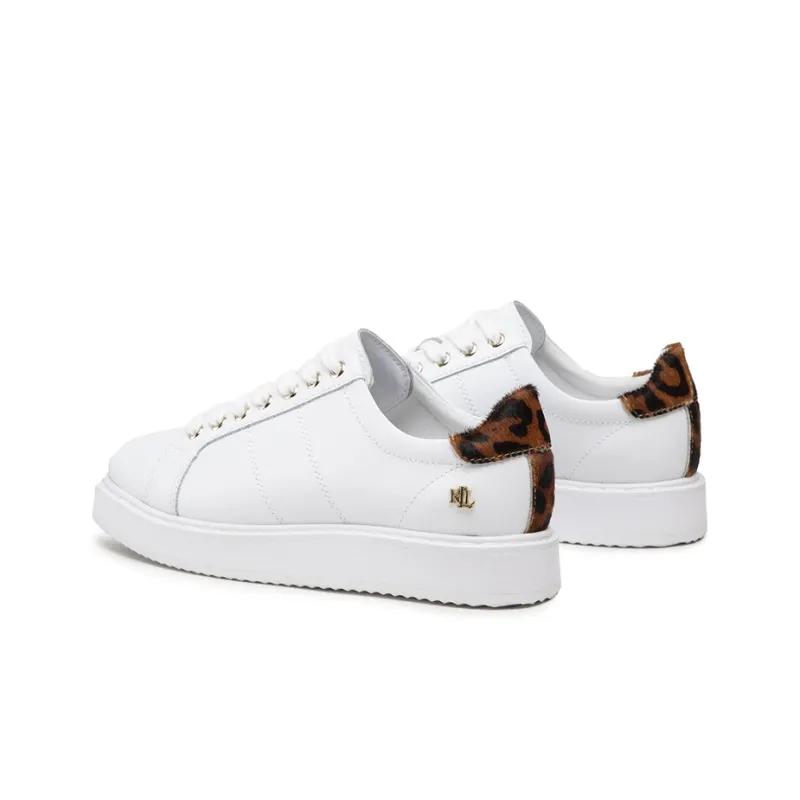 Polo Ralph Lauren Angeline Low-Top Stylish Skateboarding Shoes Women's White-3