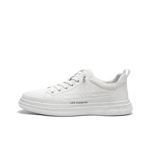 C°BANNER Stylish Skateboarding Shoes Men's White
