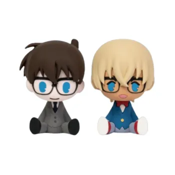 BANDAI Conan Edogawa Detective Conan Halloween's Bride B Reward Conan Edogawa Tooru Amuro Chibi Figures Black