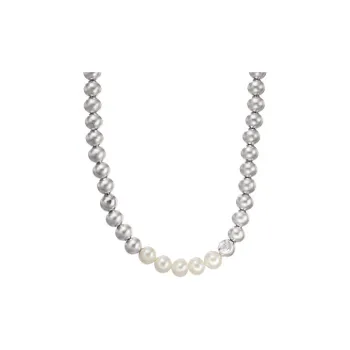 EMPORIO ARMANI Copper Alloy/Pearl Necklaces Men's